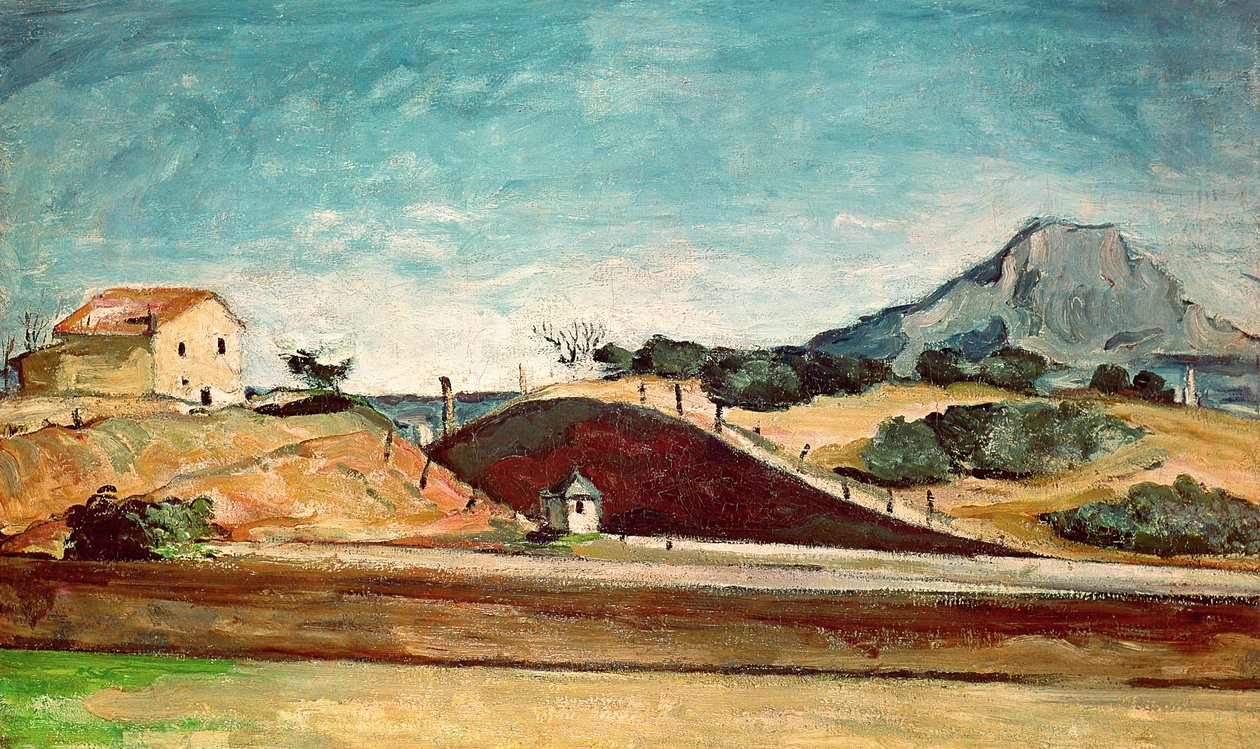 De spoorweginsnijding door Paul Cézanne