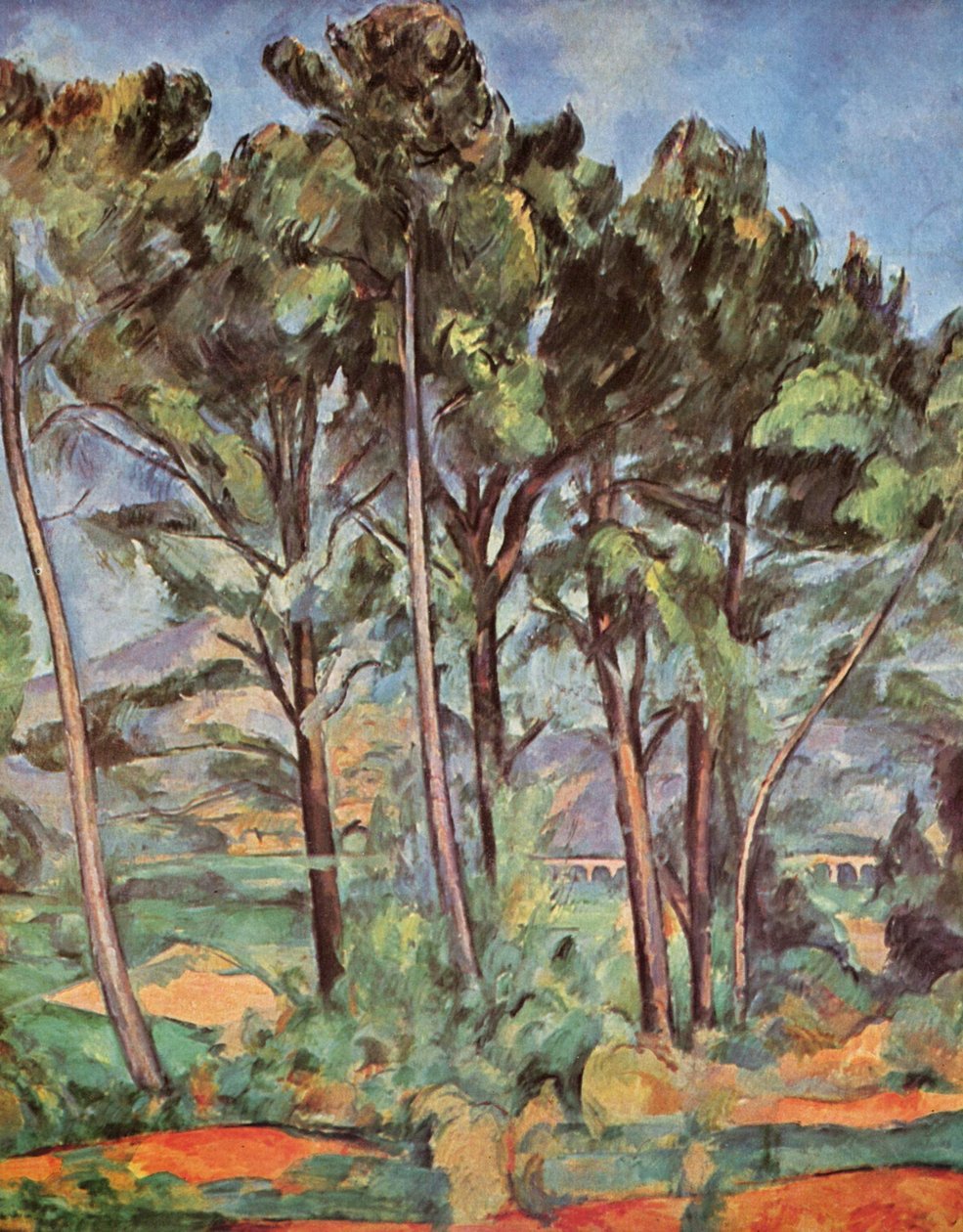 Viaduct door Paul Cézanne