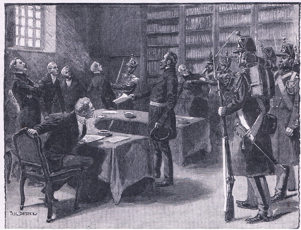 De staatsgreep van 1851: Uitzetting van de rechters door Paul Destez