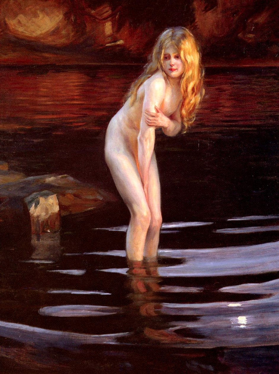 De Baadster door Paul Emile Chabas