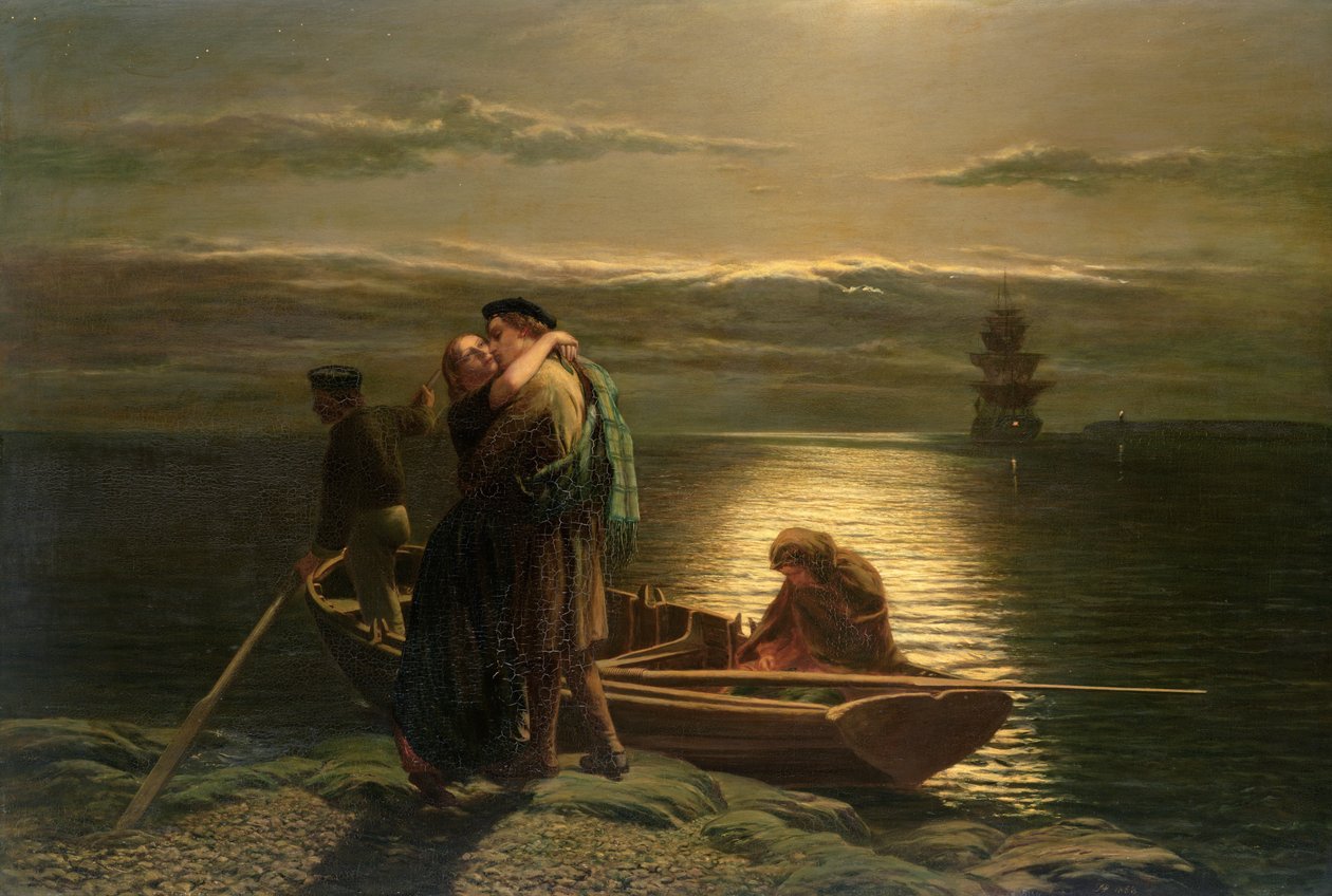De Emigrant, 1858 door Paul Falconer Poole