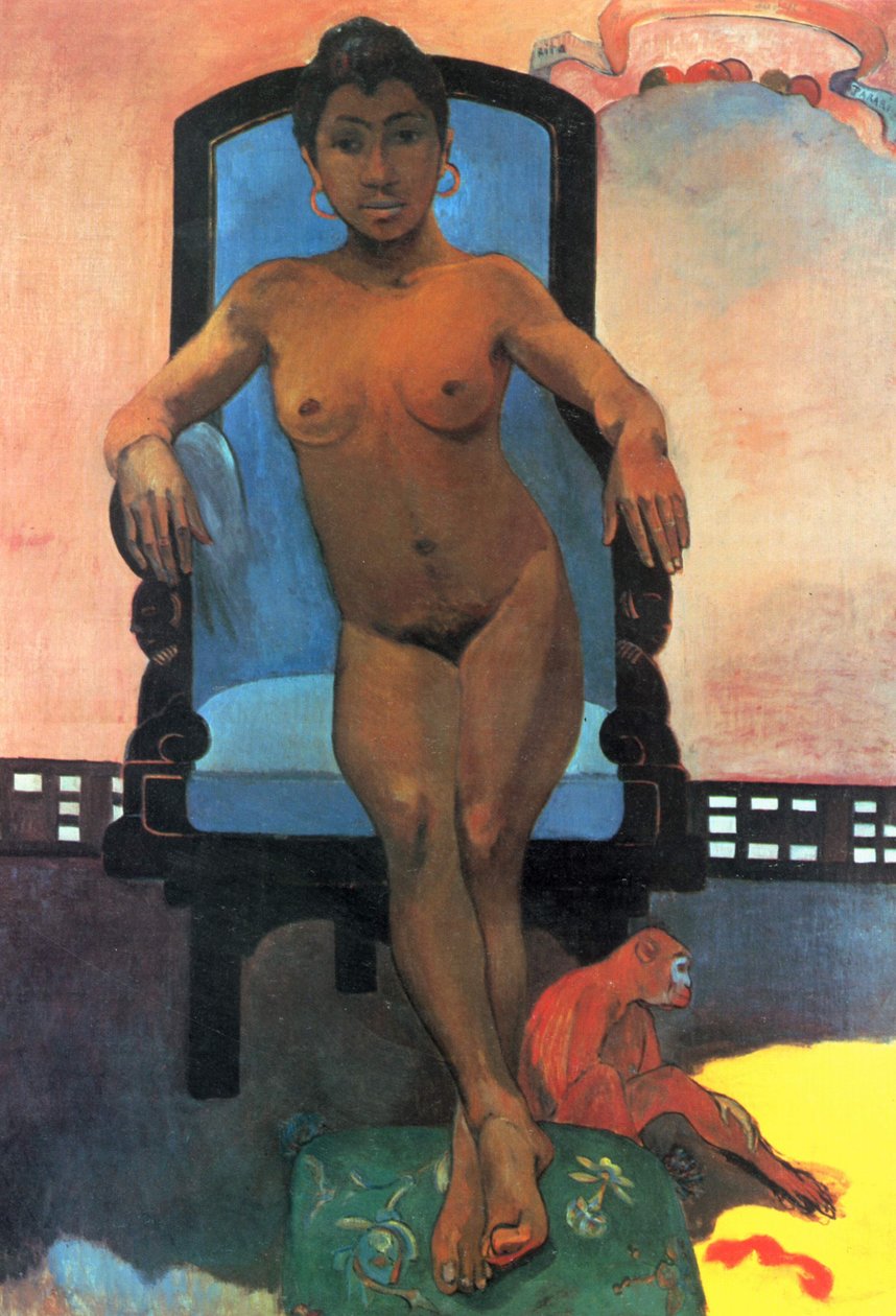Annah, de Javaanse door Paul Gauguin