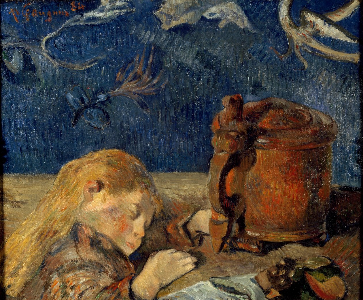 Clovis Gauguin, 1884 door Paul Gauguin