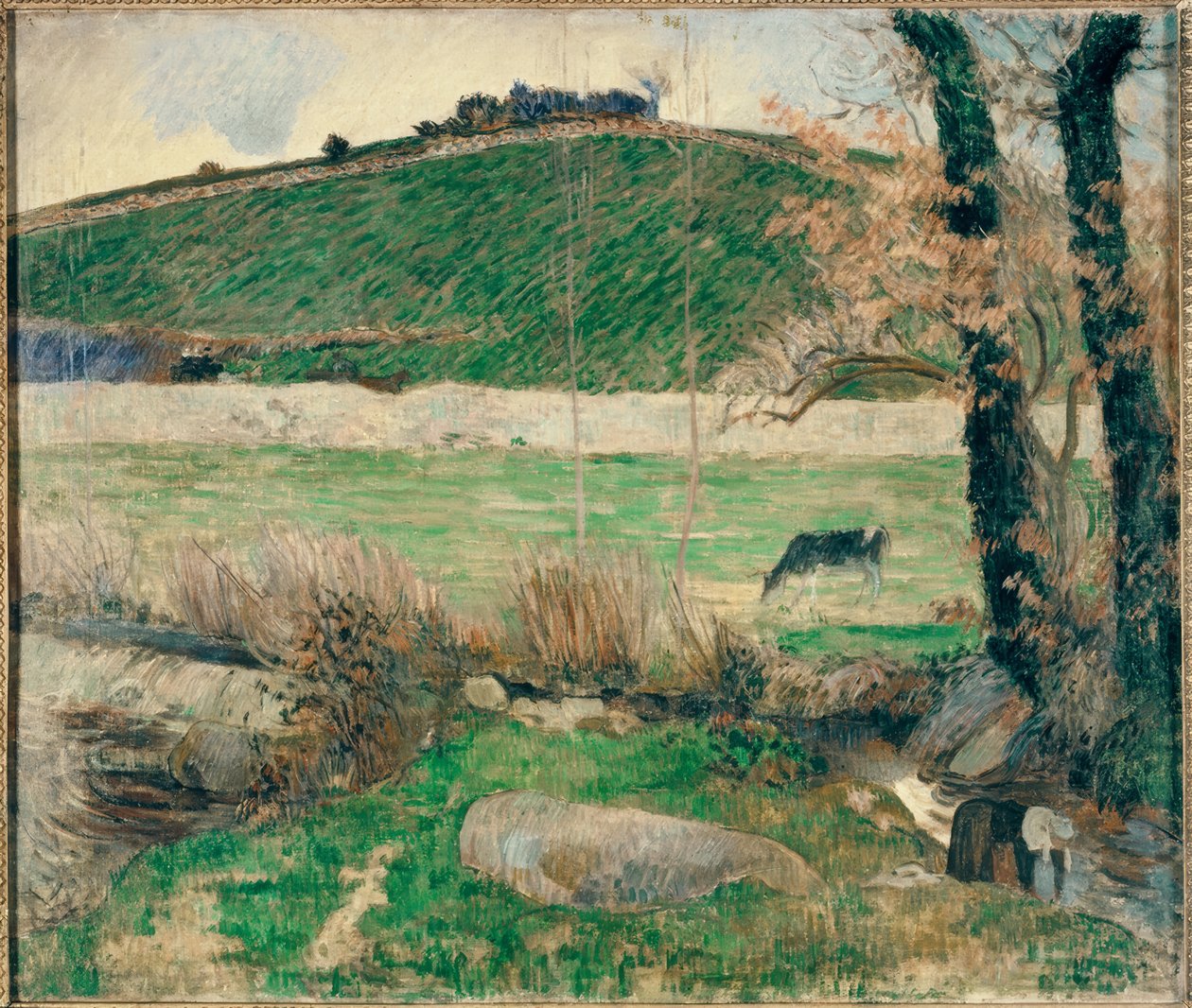 De kleine beek, Pont-Aven door Paul Gauguin