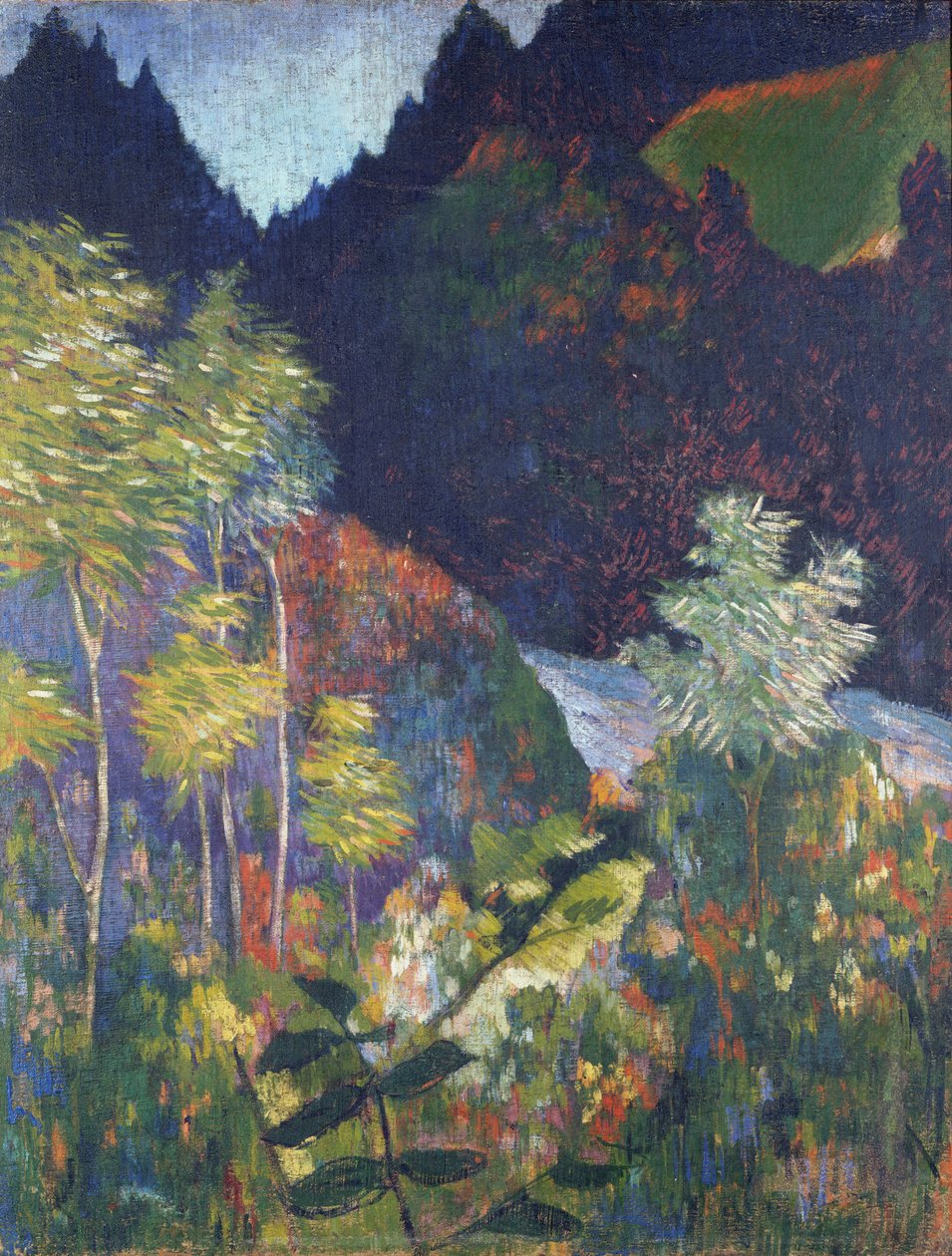 Landschap door Paul Gauguin