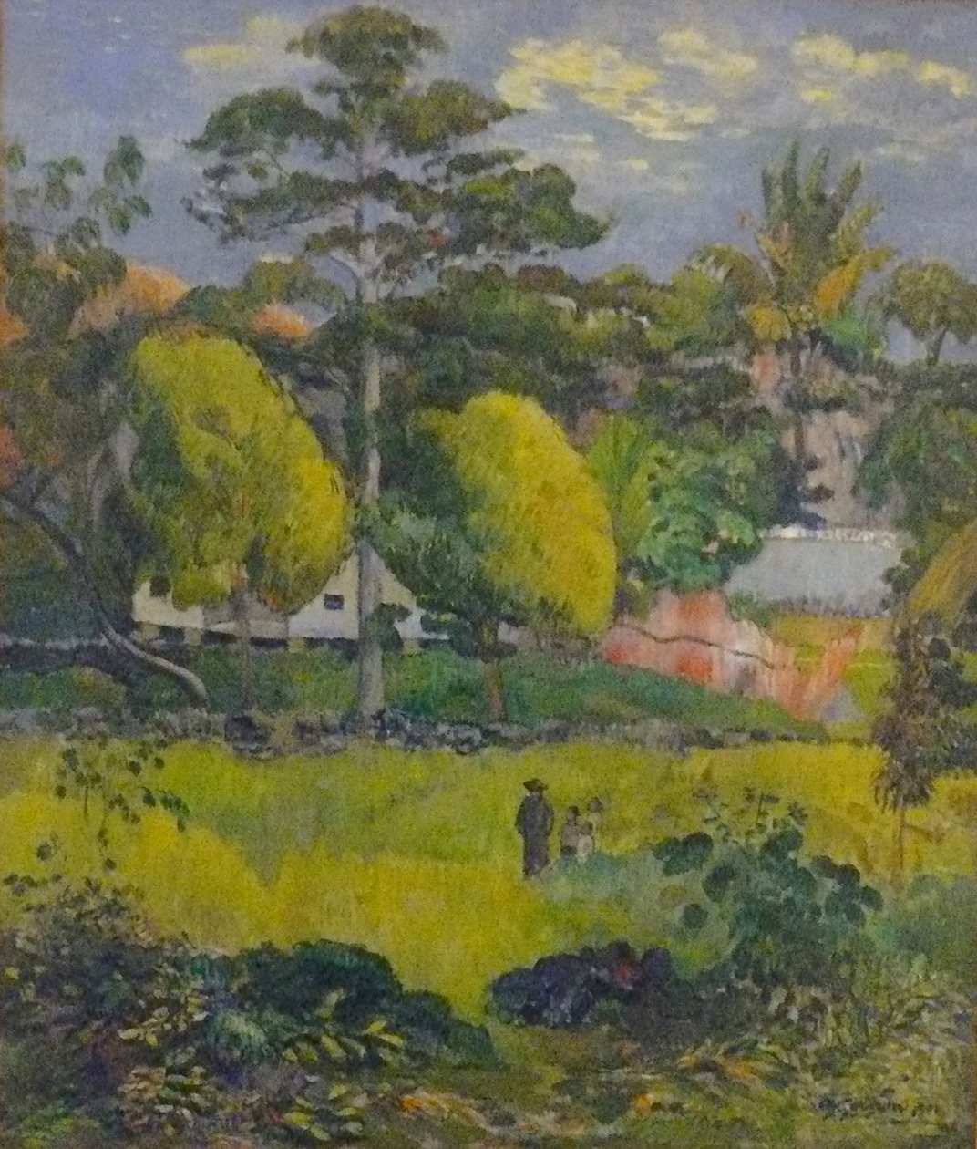 Landschap, of Familiewandeling door Paul Gauguin