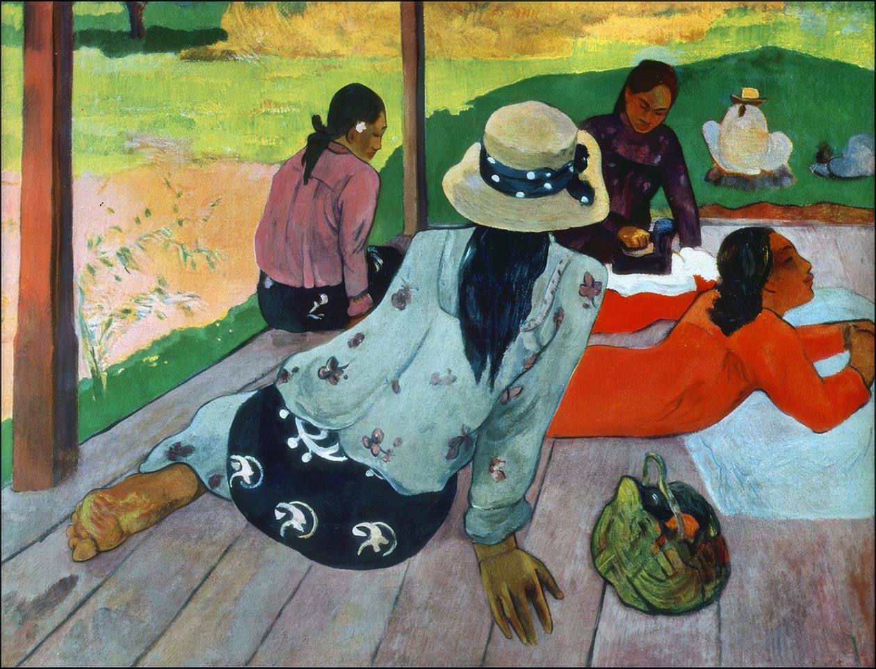 Tahiti: Siësta door Paul Gauguin