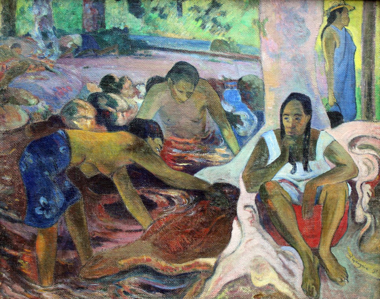 Tahitische Vissersvrouwen door Paul Gauguin