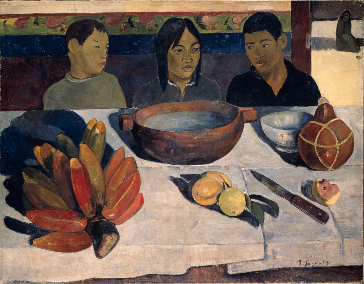 De Maaltijd door Paul Gauguin