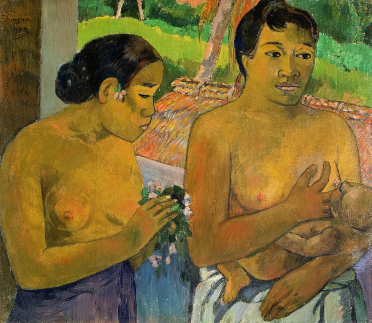 Het offer, 1902 door Paul Gauguin