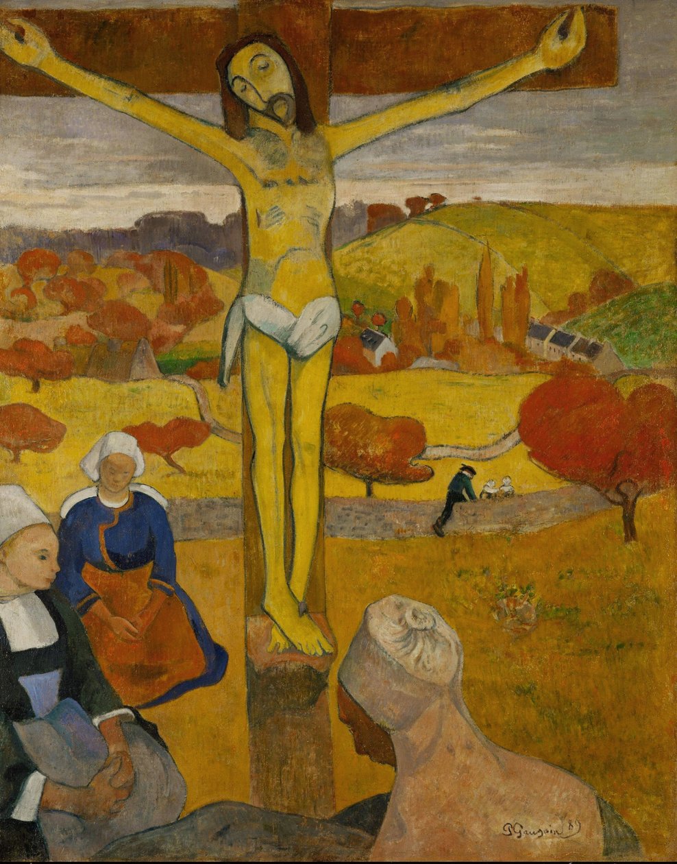 De Gele Christus door Paul Gauguin