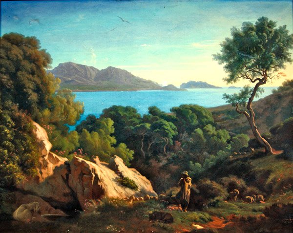 Bij Marseille door Paul Jean Flandrin