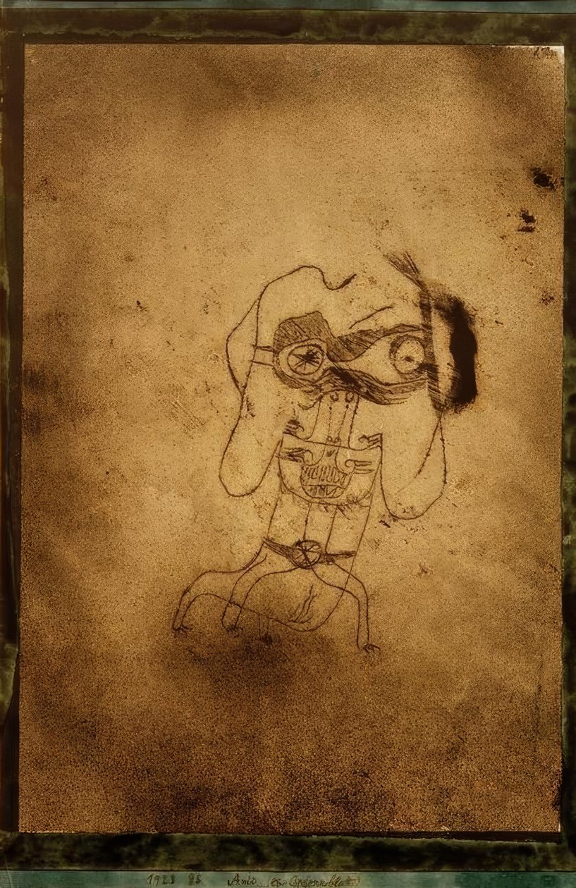 Ami (een gedenkblad) door Paul Klee