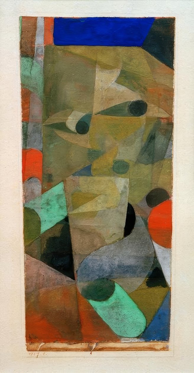 Blik van de demon door Paul Klee