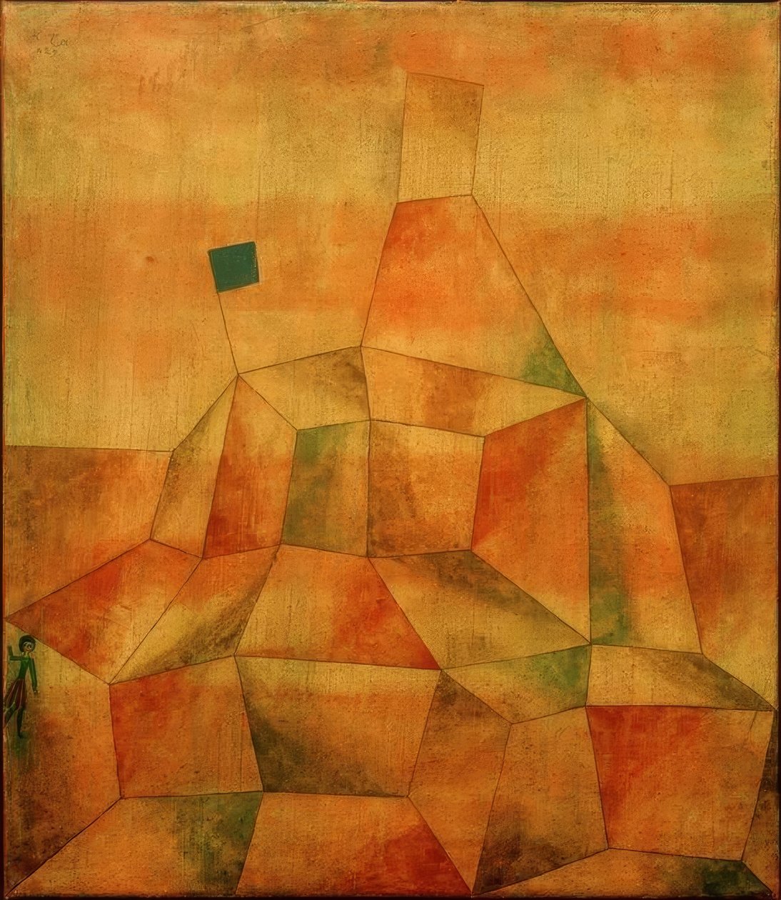 Kasteelheuvel door Paul Klee