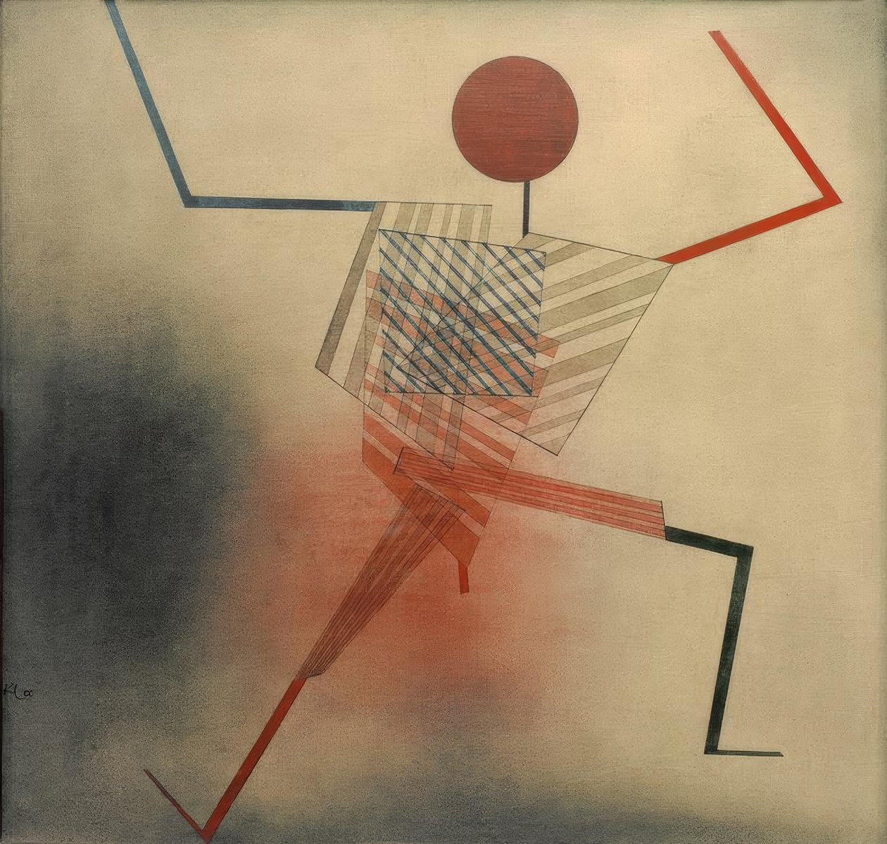 De Springer door Paul Klee