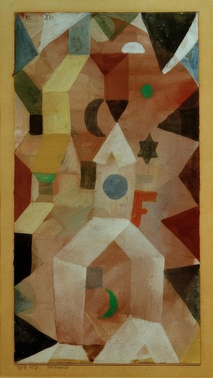 De kapel door Paul Klee