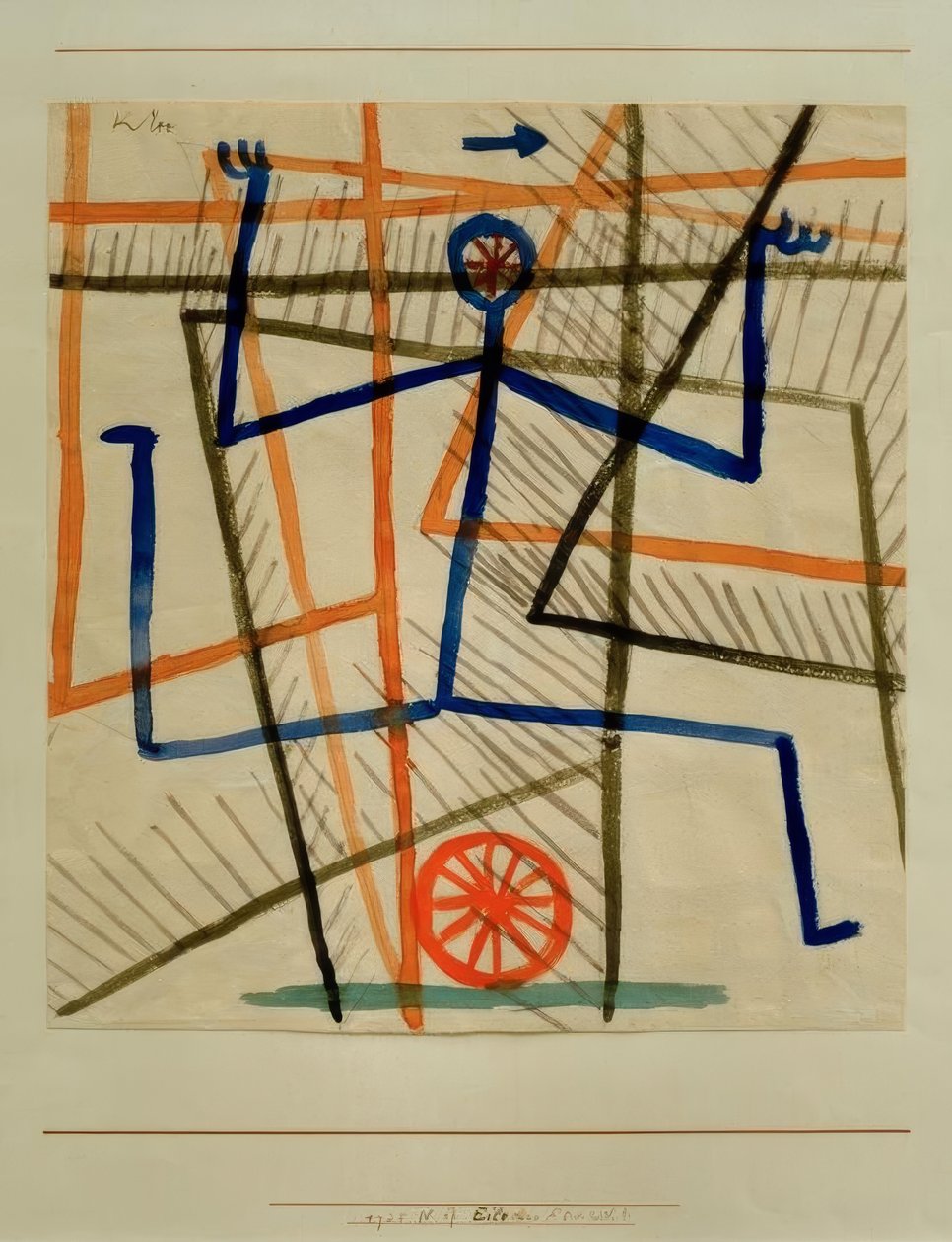 Haast zonder terughoudendheid door Paul Klee