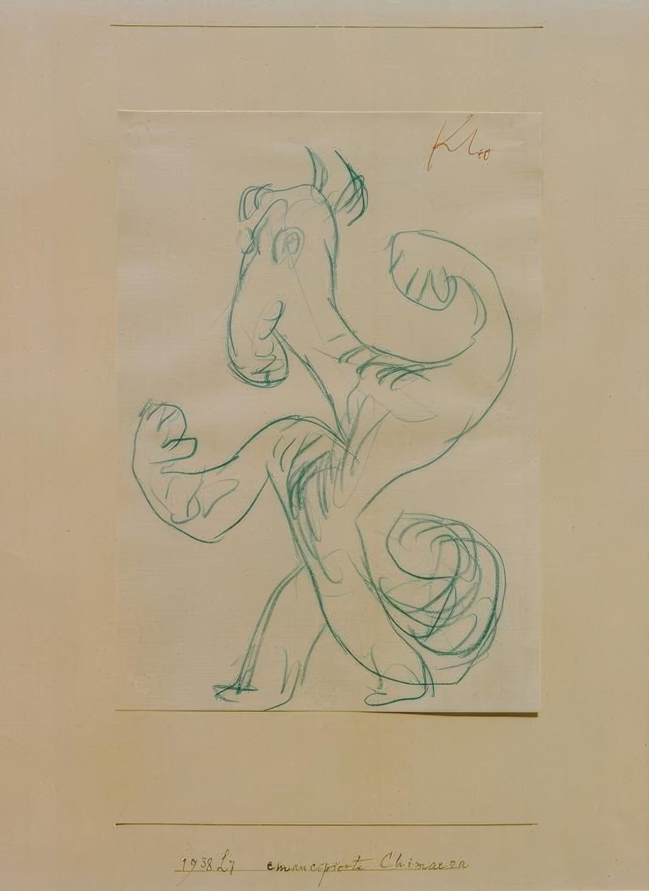 Geëmancipeerde Chimaera door Paul Klee