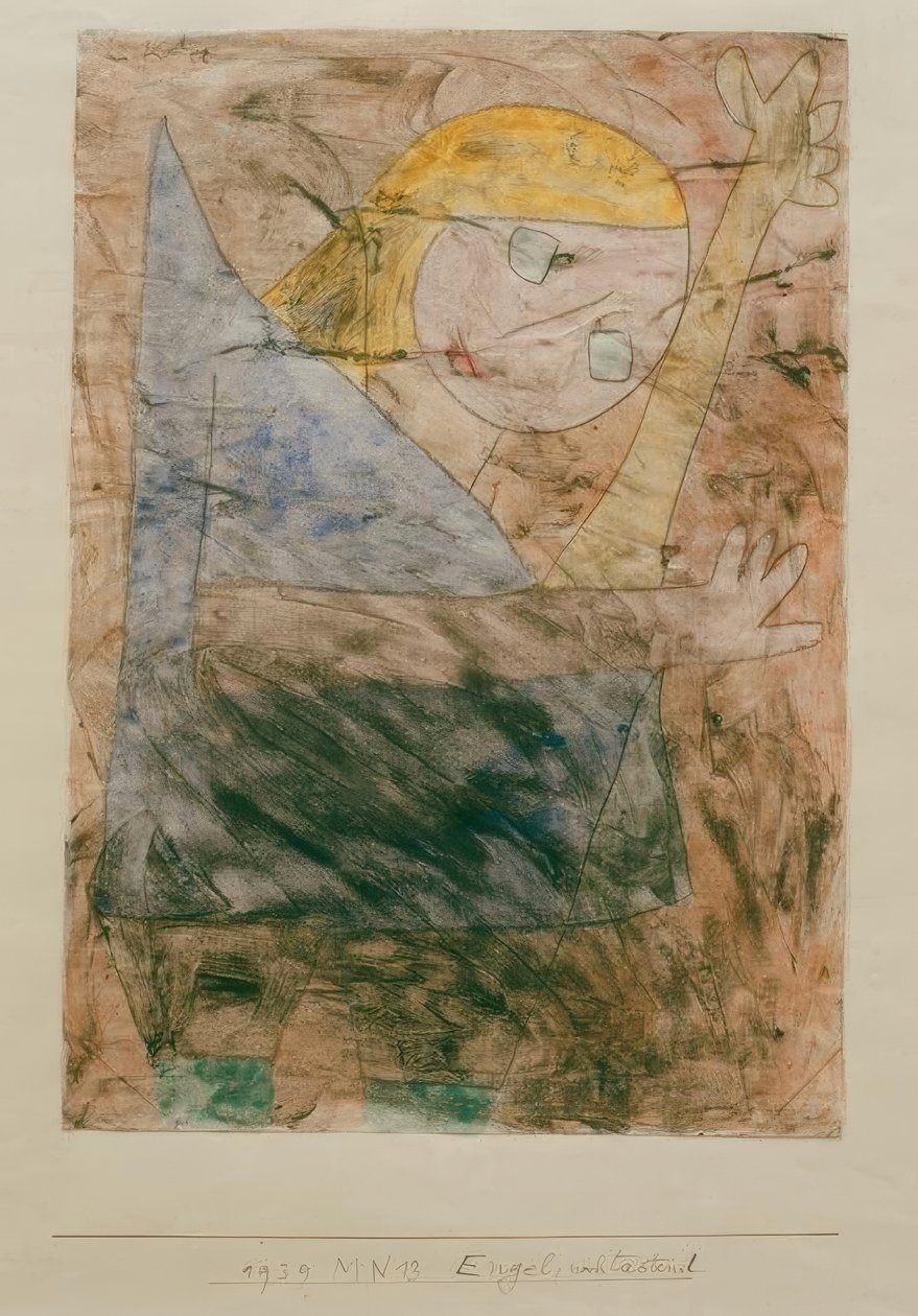 Engel, nog tastend door Paul Klee