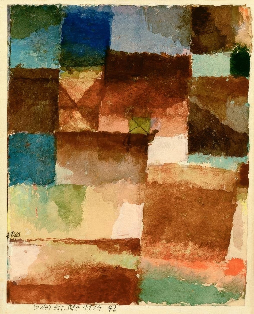 In de Wildernis door Paul Klee