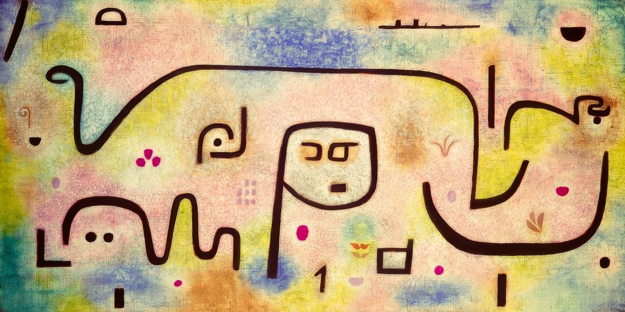 Insula dulcamara door Paul Klee