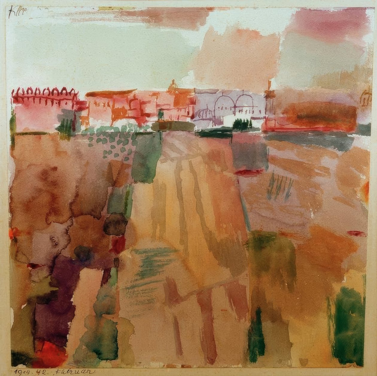 Kairouan door Paul Klee