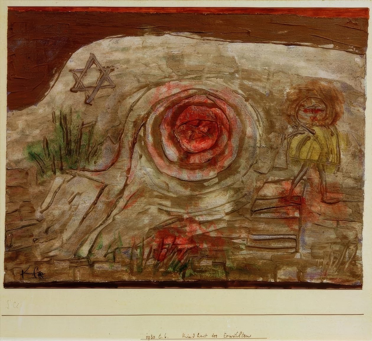 Jeugd van de uitverkorene door Paul Klee