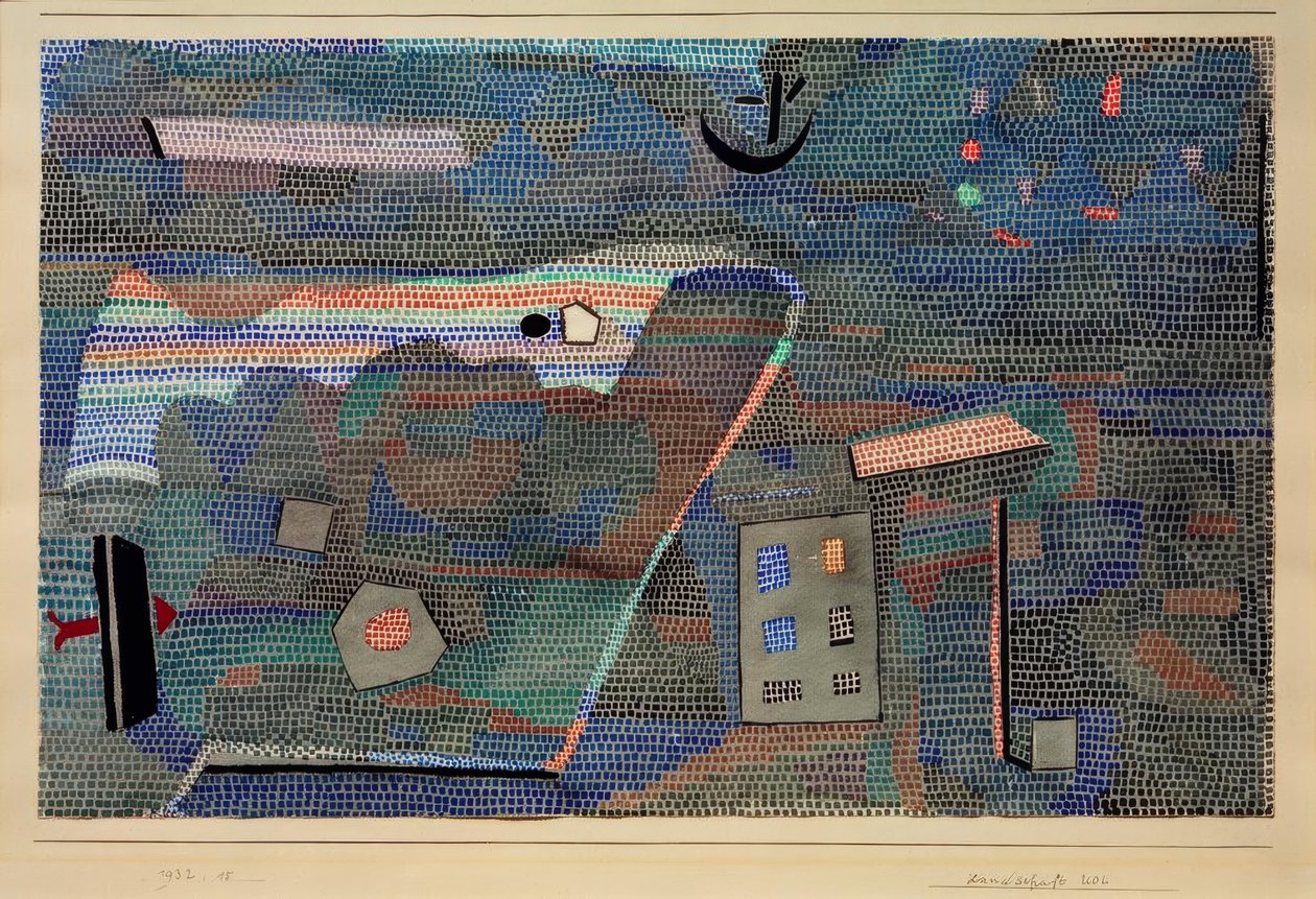 Landschap door Paul Klee