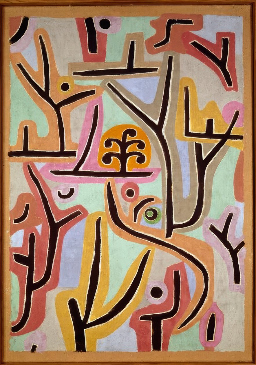 Park bij Lu door Paul Klee