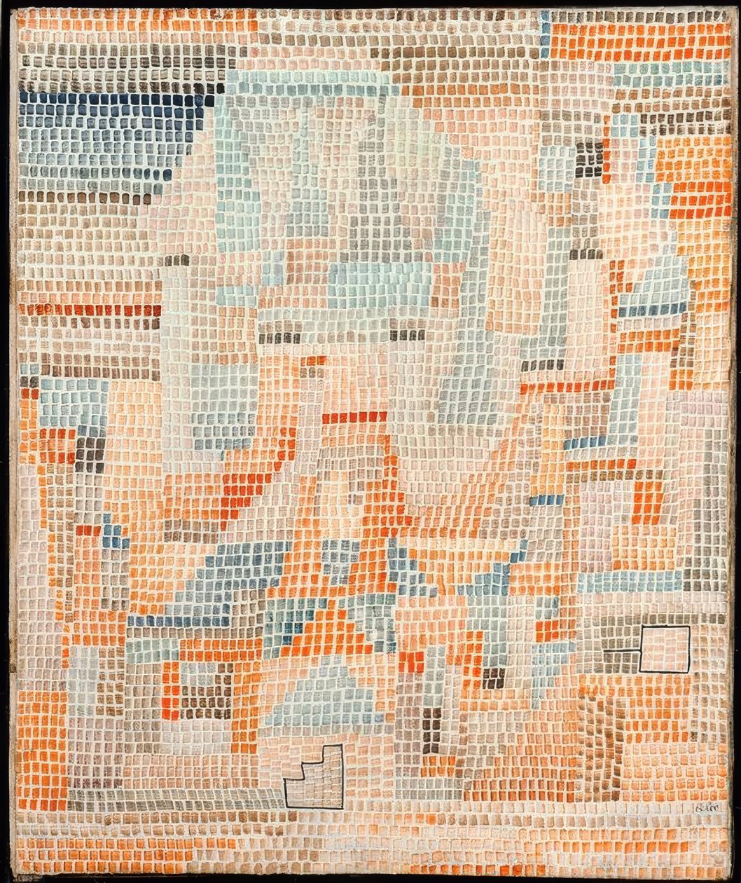 Ruïnes van Git door Paul Klee