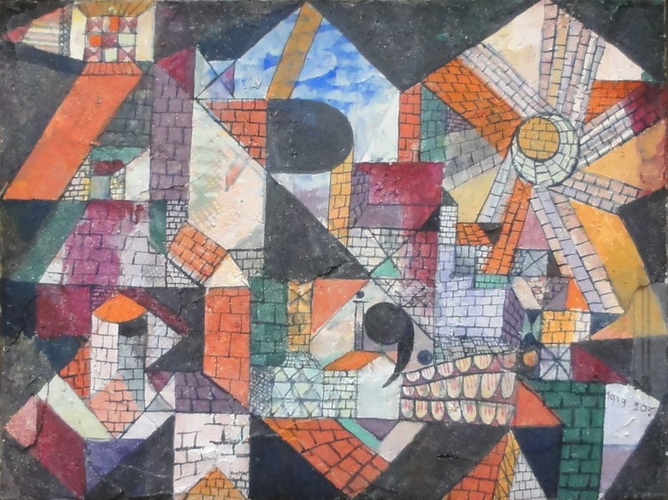 Stad R door Paul Klee