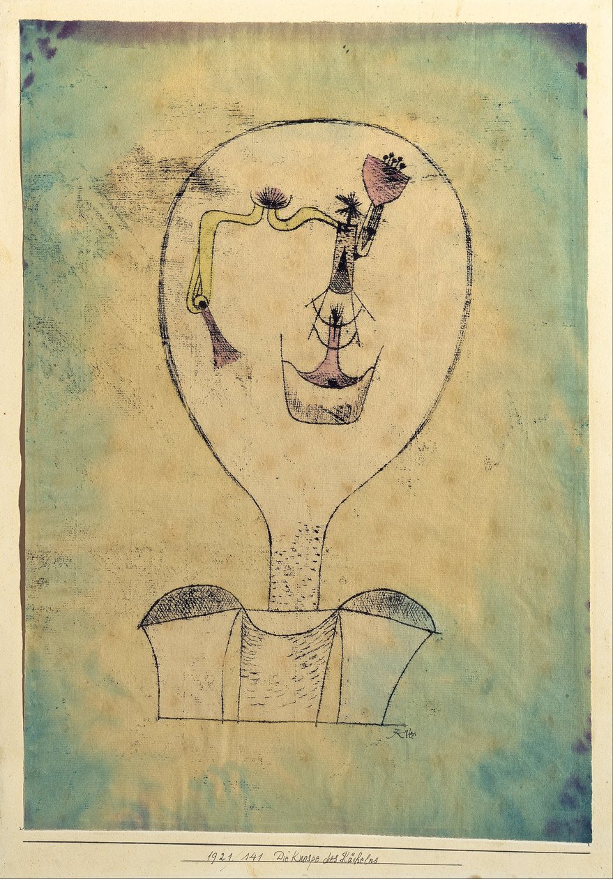Het Begin van een Glimlach door Paul Klee