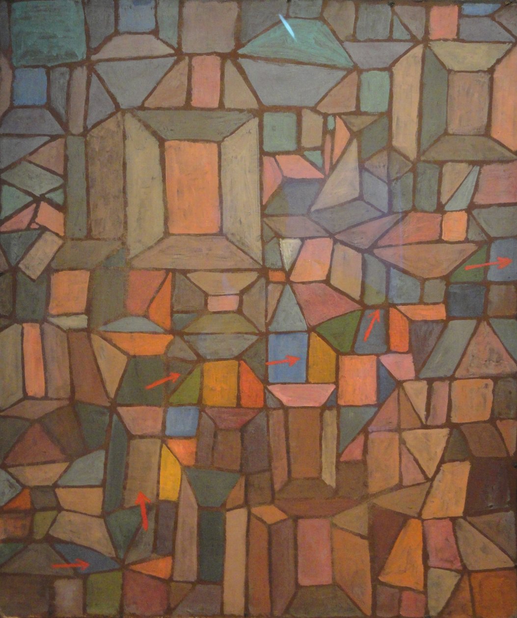 De weg naar de citadel door Paul Klee