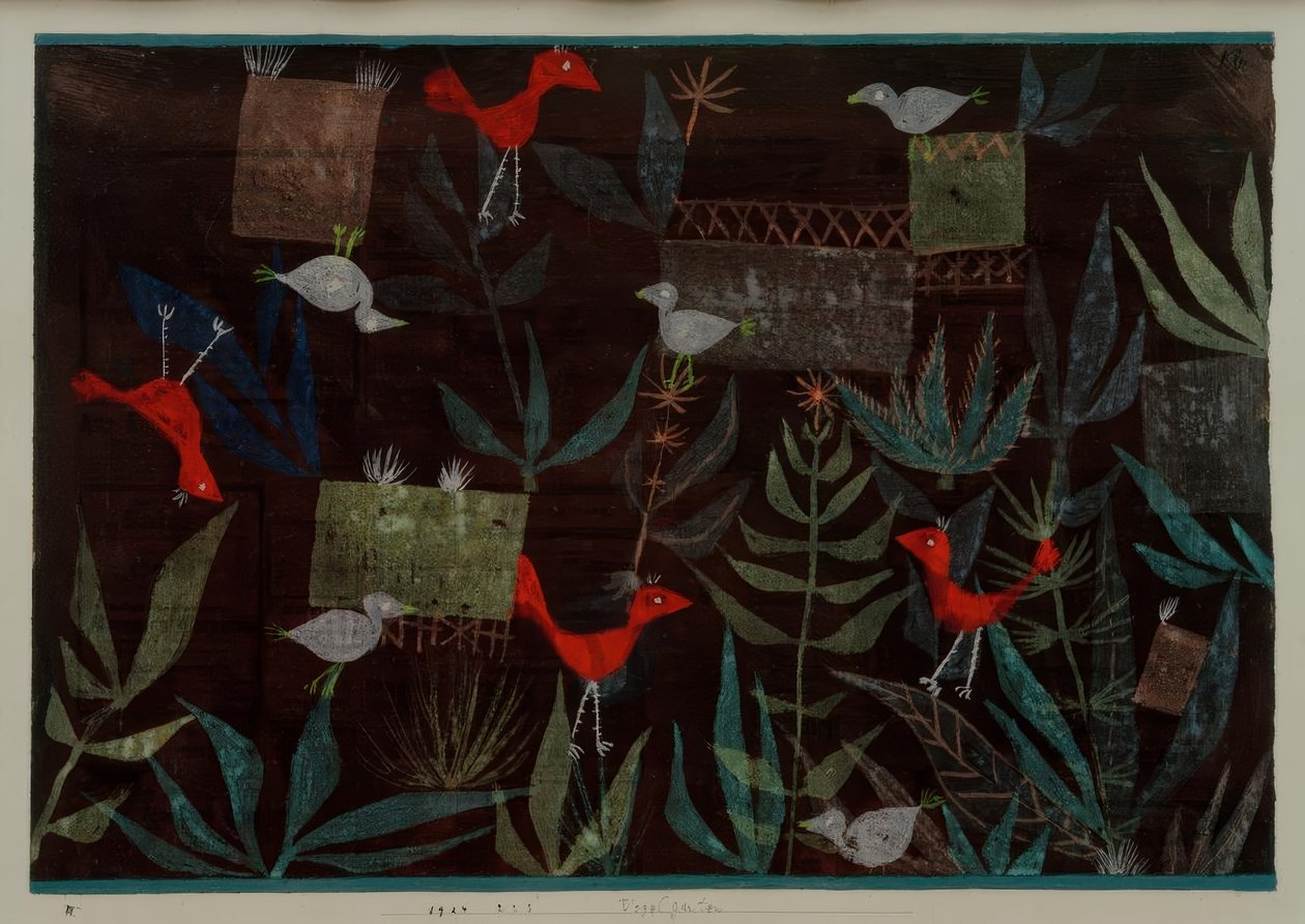 Vogeltuin door Paul Klee