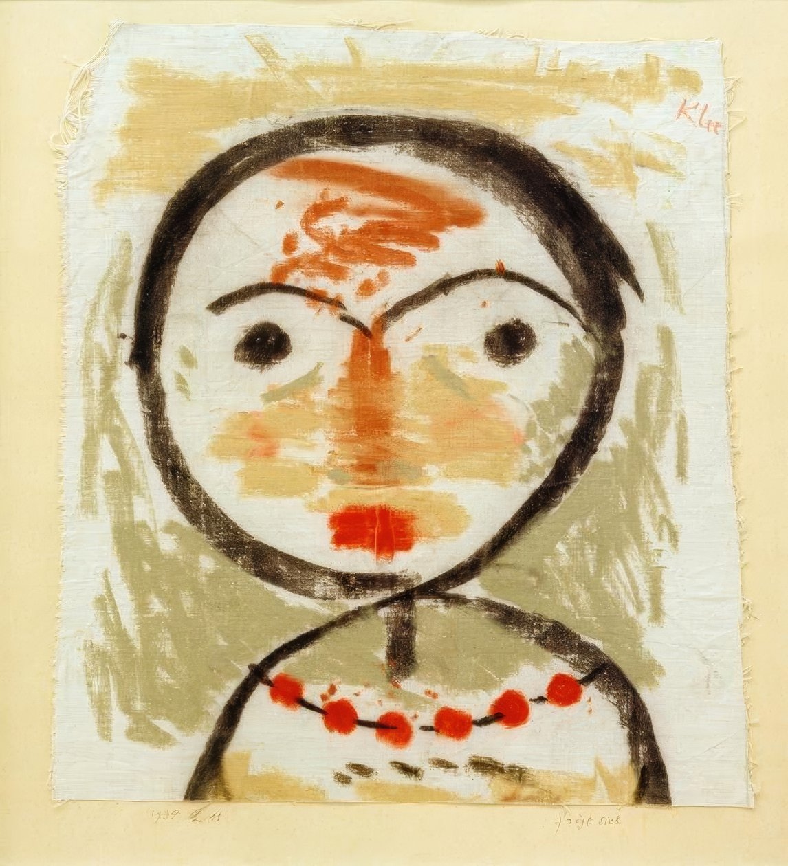 vraagt zich af door Paul Klee