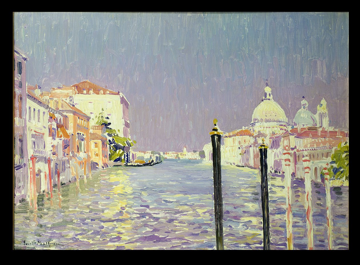 Het kleine kanaal, Venetië door Paul Mathieu