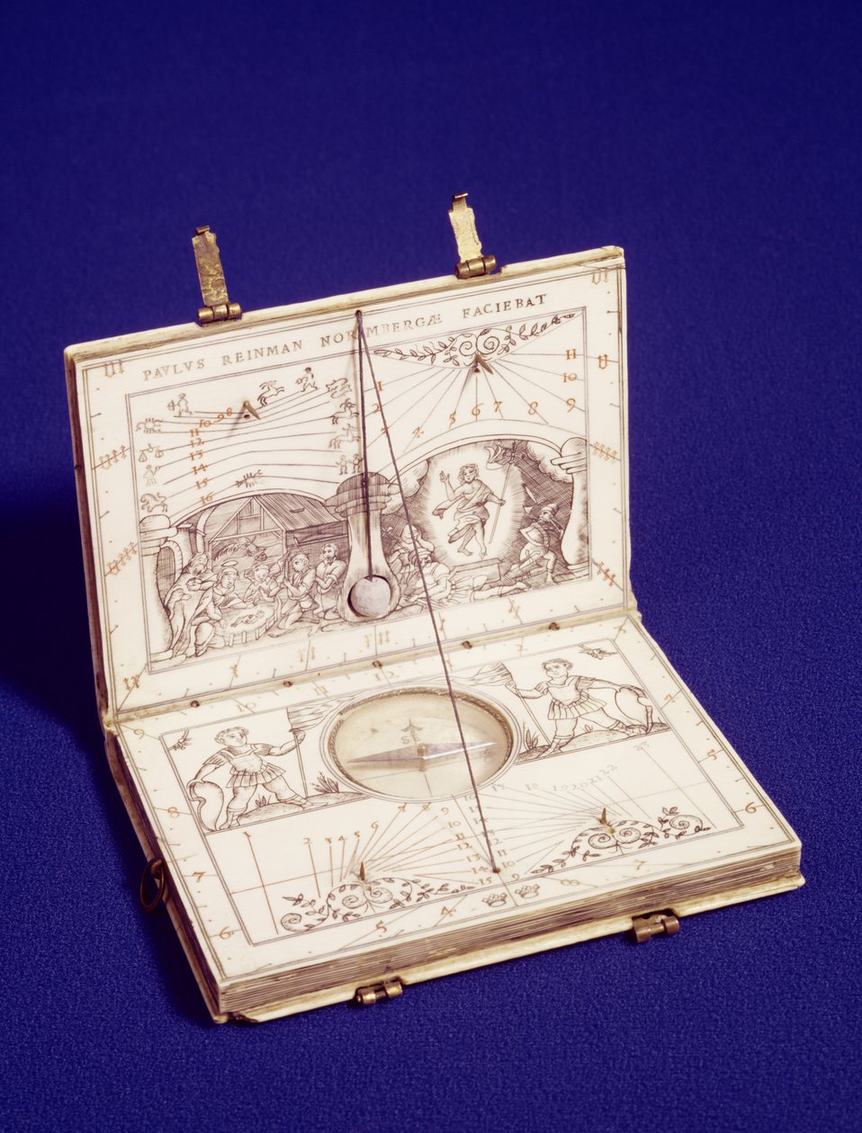 Tablet zonnewijzer, ca. 1599 door Paul Reinmann