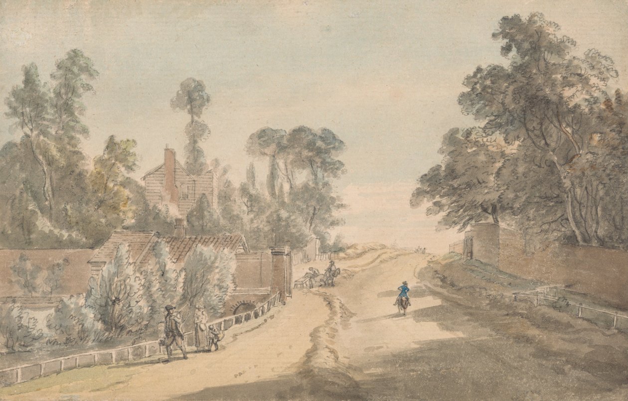 Bayswater door Paul Sandby