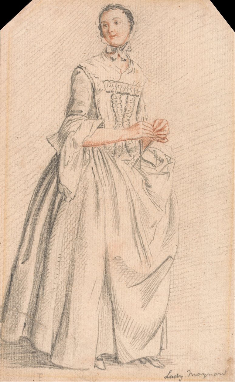 Lady Maynard door Paul Sandby