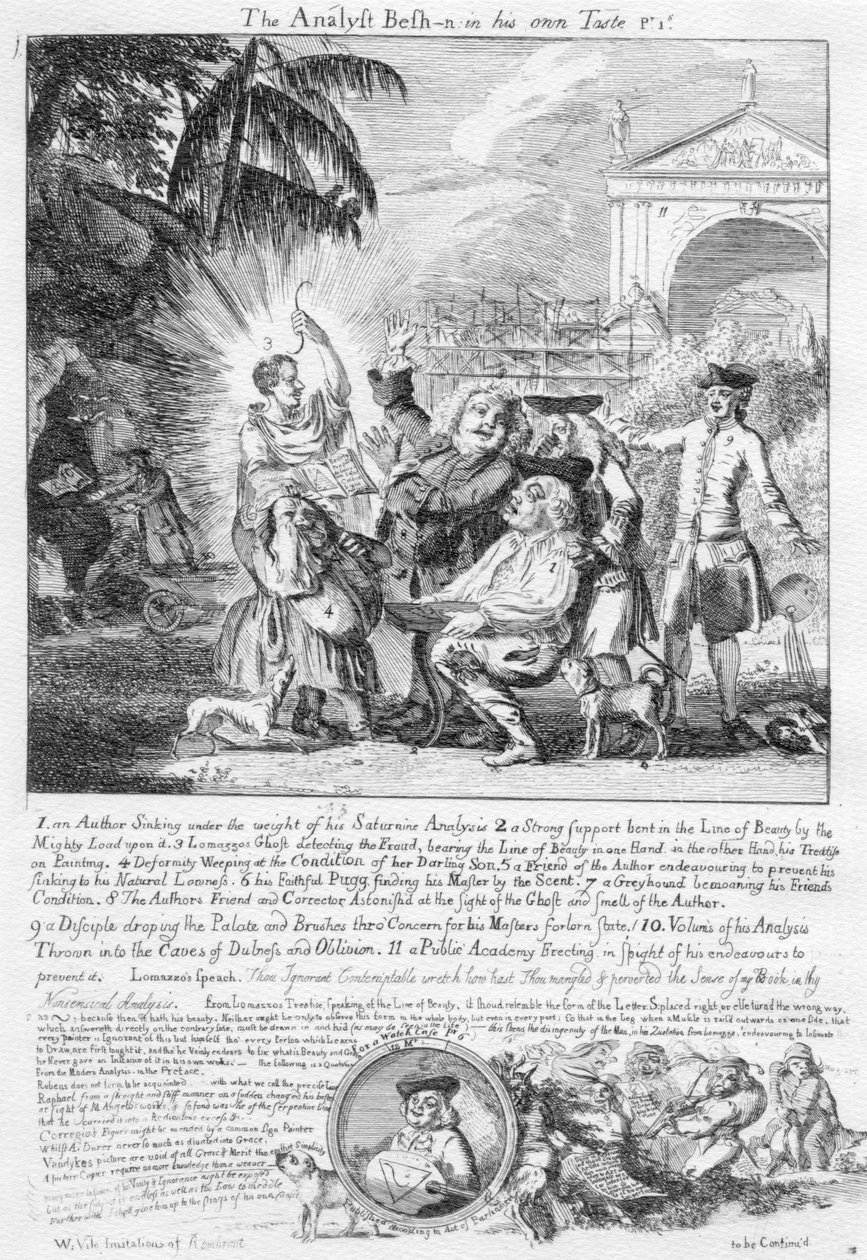 De Analist Besh-n in zijn eigen Smaak, 1753 door Paul Sandby