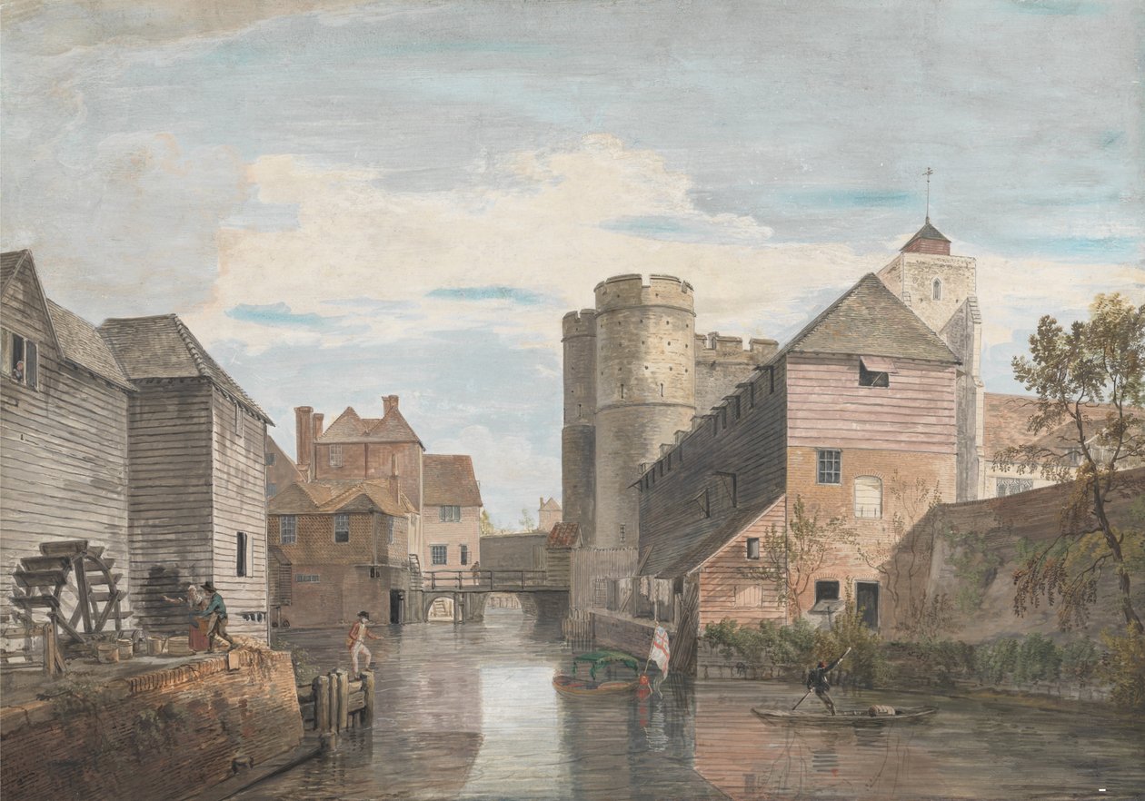 De Westgate, Canterbury door Paul Sandby
