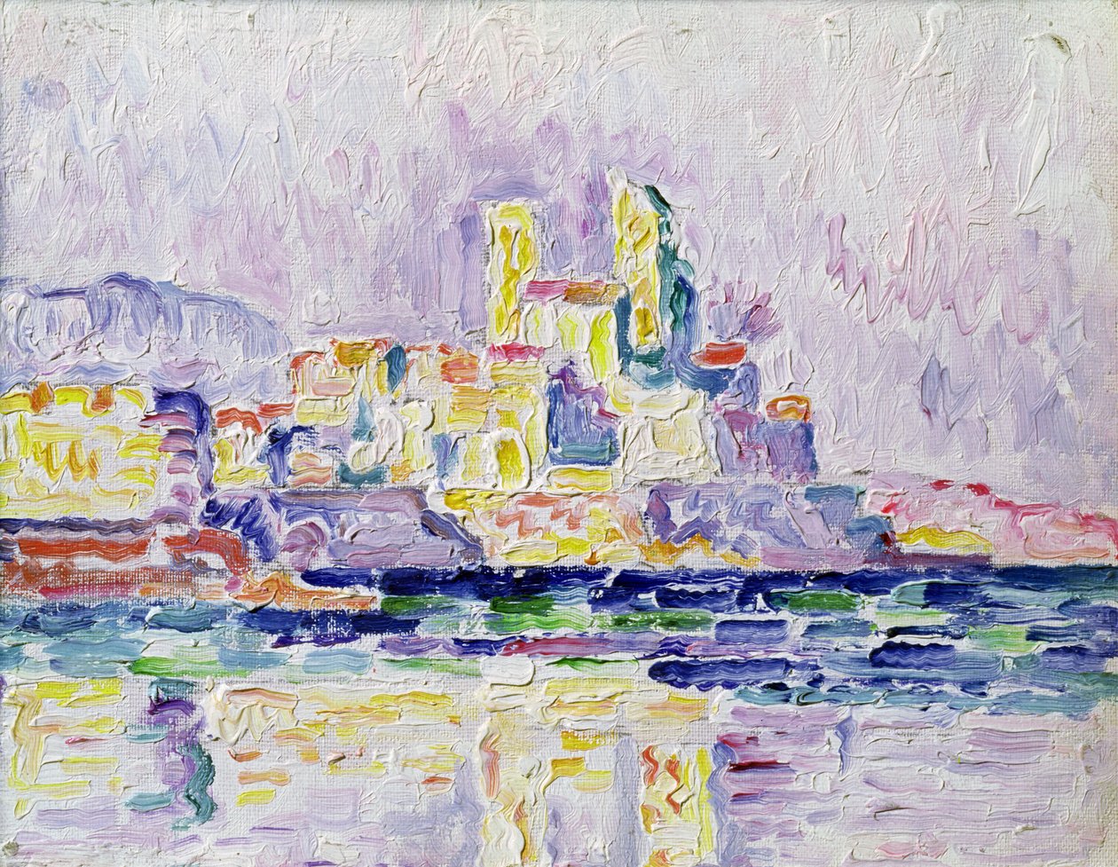 Antibes (studie), 1918-19 door Paul Signac