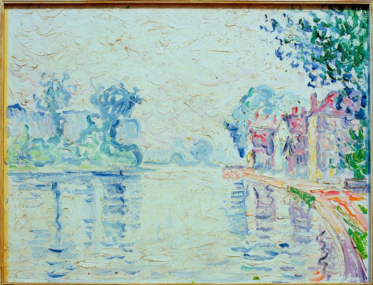 De Seine bij Samois door Paul Signac