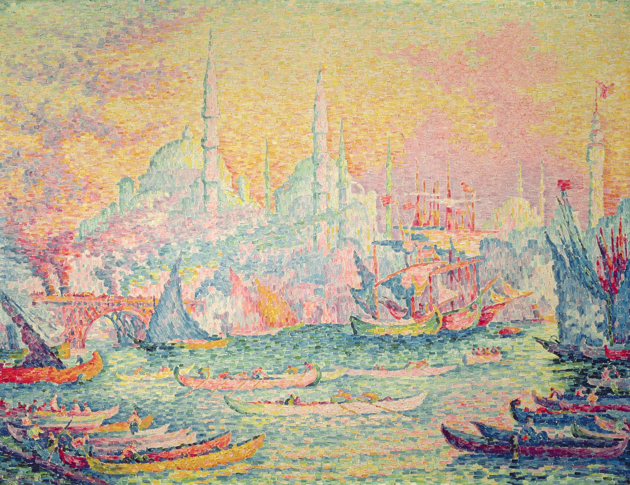 Istanbul, 1907 door Paul Signac