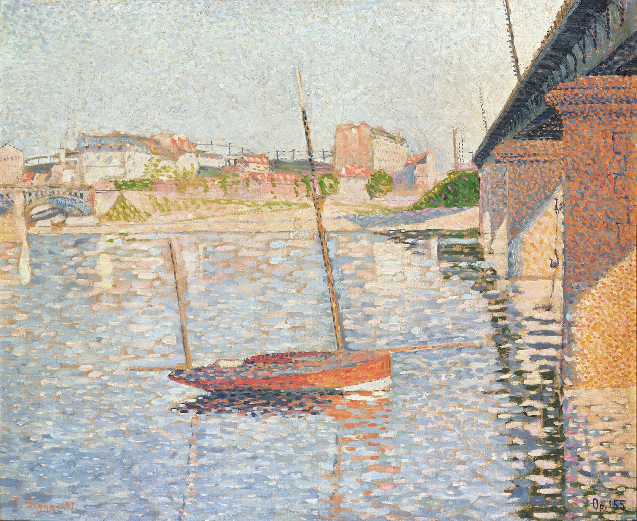 Le Clipper, Asnieres, 1887 door Paul Signac