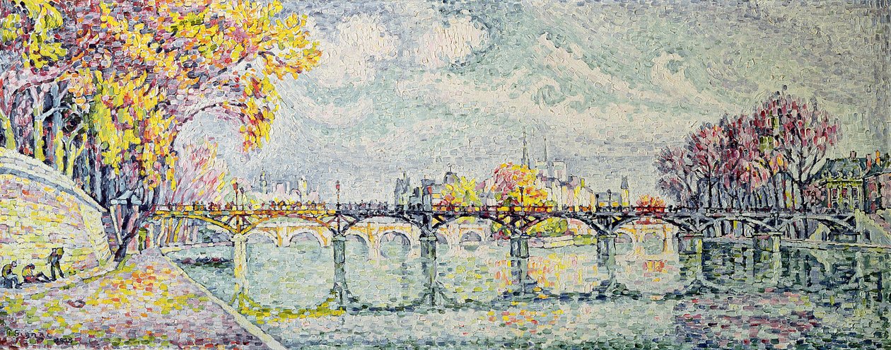 De Pont des Arts, 1928 door Paul Signac