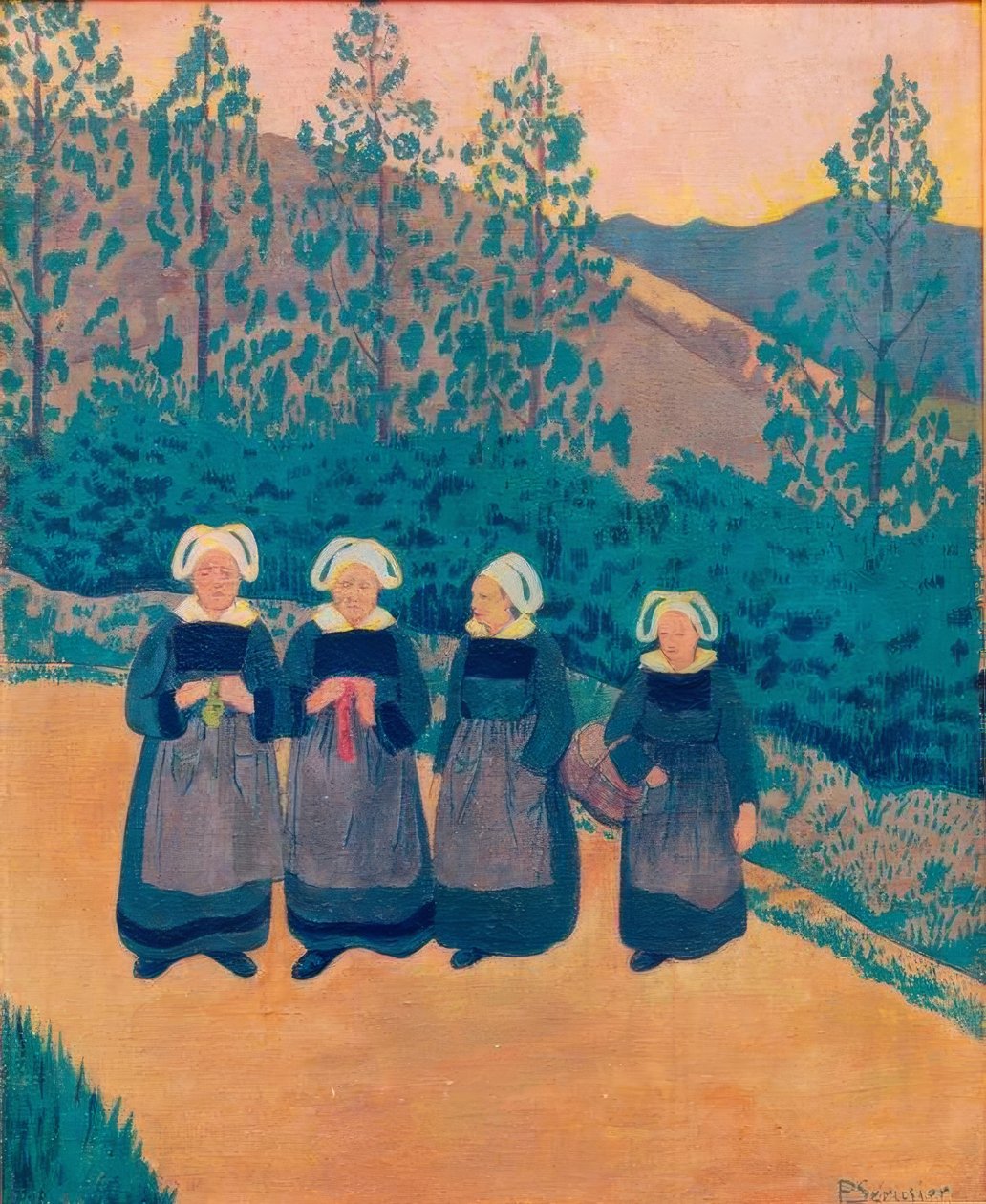 De vier Bretonsen door Paul Sérusier