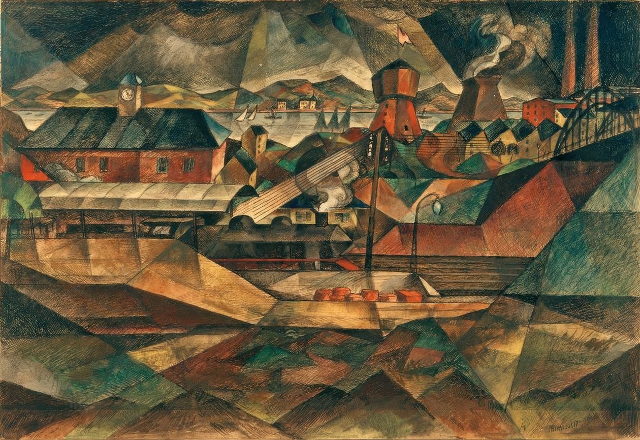 Industriespoorweg I door Paul Adolf Seehaus