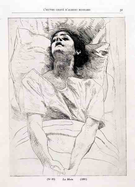 Dood door Paul Albert Besnard